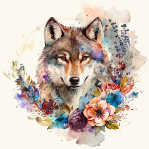 A Wolf 40*40CM Full Round Drill Diamond Painting