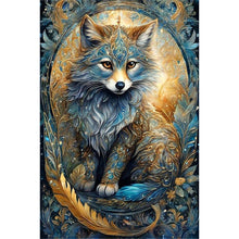 Load image into Gallery viewer, Black Wolf 40*60CM Full Round Drill Diamond Painting
