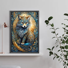 Load image into Gallery viewer, Black Wolf 40*60CM Full Round Drill Diamond Painting
