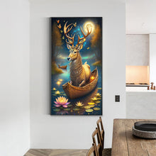 Load image into Gallery viewer, Deer On The Boat 40*70CM Full Round Drill Diamond Painting
