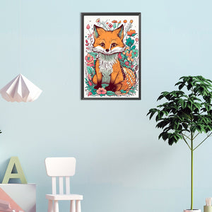 Fox 30*45CM Full Round Drill Diamond Painting