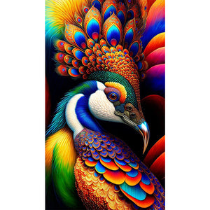 Peacock 40*70CM Full Square Drill Diamond Painting