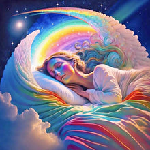 Load image into Gallery viewer, Sweet Dreams Angel 30*30CM Full Round Drill Diamond Painting
