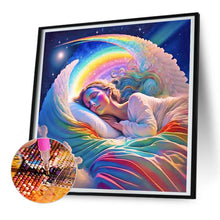 Load image into Gallery viewer, Sweet Dreams Angel 30*30CM Full Round Drill Diamond Painting
