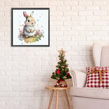 Load image into Gallery viewer, Rabbit And Flower 30*30CM Full Round Drill Diamond Painting
