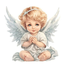 Load image into Gallery viewer, Angel Baby 30*30CM Full Round Drill Diamond Painting
