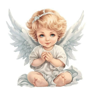 Angel Baby 30*30CM Full Round Drill Diamond Painting