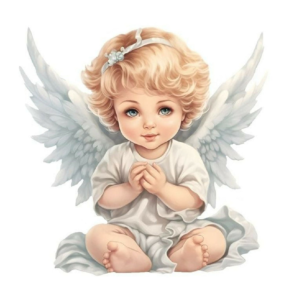 Angel Baby 30*30CM Full Round Drill Diamond Painting