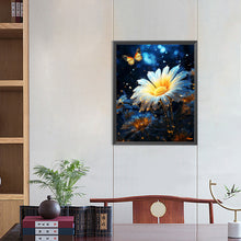 Load image into Gallery viewer, Butterfly And Glowing Flower 30*40CM Full Round Drill Diamond Painting
