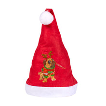 Load image into Gallery viewer, DIY Diamond Painting Christmas Hat Comfort Soft for Adults Unisex (Puppy #8)
