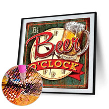 Load image into Gallery viewer, Beer Time 40*40CM Full Round Drill Diamond Painting

