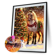 Load image into Gallery viewer, Christmas Horse 30*40CM Full Round Drill Diamond Painting
