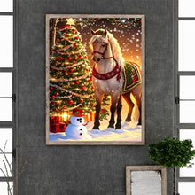 Load image into Gallery viewer, Christmas Horse 30*40CM Full Round Drill Diamond Painting
