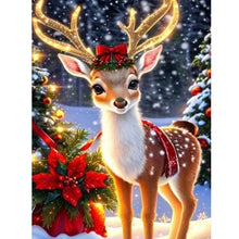 Load image into Gallery viewer, Christmas Deer 30*40CM Full Round Drill Diamond Painting
