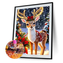 Load image into Gallery viewer, Christmas Deer 30*40CM Full Round Drill Diamond Painting
