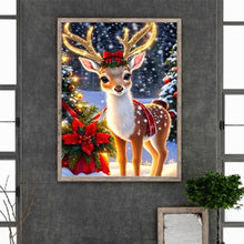 Load image into Gallery viewer, Christmas Deer 30*40CM Full Round Drill Diamond Painting
