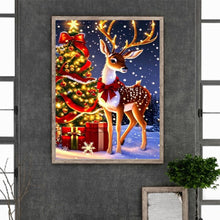 Load image into Gallery viewer, Christmas Deer 30*40CM Full Round Drill Diamond Painting
