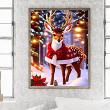 Load image into Gallery viewer, Christmas Deer 30*40CM Full Round Drill Diamond Painting
