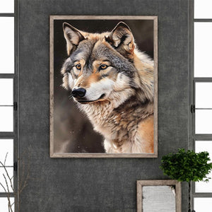 Wolf 30*40CM Full Round Drill Diamond Painting