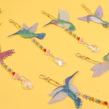 Load image into Gallery viewer, 6PCS Suncatcher Double Sided Diamond Painting Art Pendant (Hummingbird)
