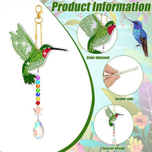 Load image into Gallery viewer, 6PCS Suncatcher Double Sided Diamond Painting Art Pendant (Hummingbird)
