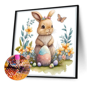 Rabbit 30*30CM Full Round Drill Diamond Painting
