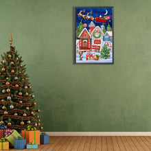 Load image into Gallery viewer, Christmas Jacket Rider 40*60CM Full Round Drill Diamond Painting

