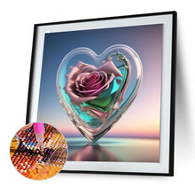 Load image into Gallery viewer, Love Rose 30*30CM Full Round Drill Diamond Painting
