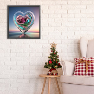 Love Rose 30*30CM Full Round Drill Diamond Painting