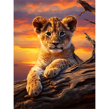 Load image into Gallery viewer, Tiger 30*40CM Full Round Drill Diamond Painting
