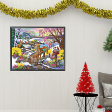 Load image into Gallery viewer, Deer In Snow Scene 50*40CM Full Square Drill Diamond Painting
