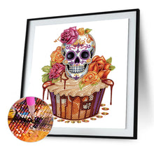 Load image into Gallery viewer, Skull Dessert 30*30CM Partial Special Shaped Drill Diamond Painting
