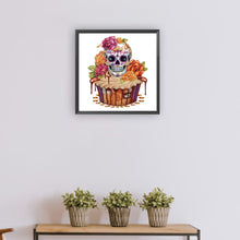 Load image into Gallery viewer, Skull Dessert 30*30CM Partial Special Shaped Drill Diamond Painting
