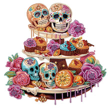 Load image into Gallery viewer, Skull Dessert 30*30CM Partial Special Shaped Drill Diamond Painting
