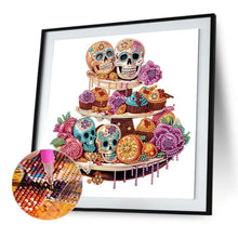 Load image into Gallery viewer, Skull Dessert 30*30CM Partial Special Shaped Drill Diamond Painting
