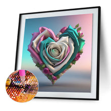 Load image into Gallery viewer, Love Rose 30*30CM Full Round Drill Diamond Painting
