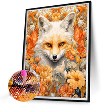 Load image into Gallery viewer, Fox In Flower 40*50CM Full Round Drill Diamond Painting
