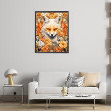 Load image into Gallery viewer, Fox In Flower 40*50CM Full Round Drill Diamond Painting
