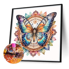 Load image into Gallery viewer, Floral Butterfly 40*40CM Full Round Drill Diamond Painting
