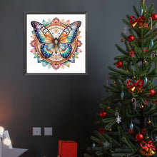 Load image into Gallery viewer, Floral Butterfly 40*40CM Full Round Drill Diamond Painting
