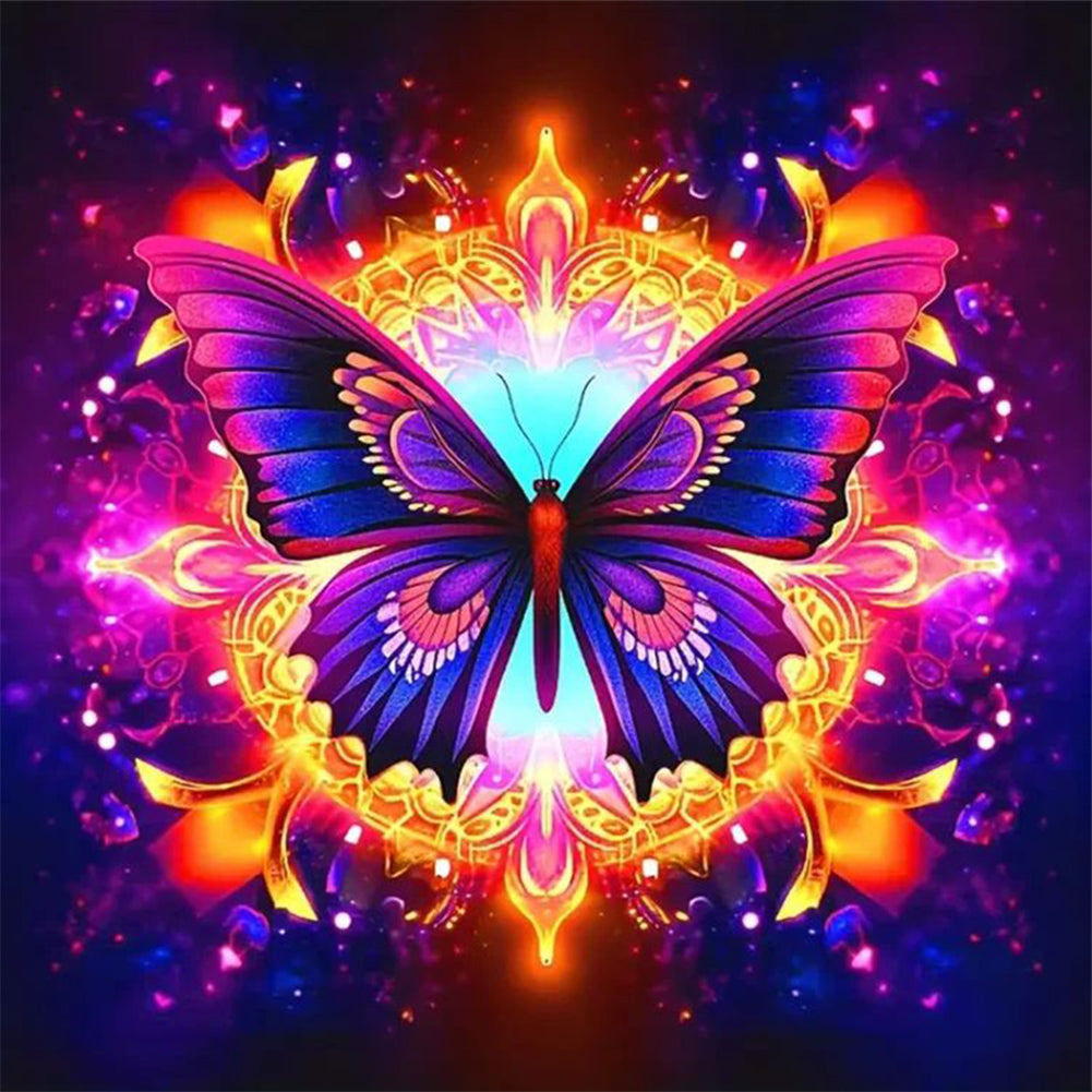 Butterfly 30*30CM Full Round Drill Diamond Painting