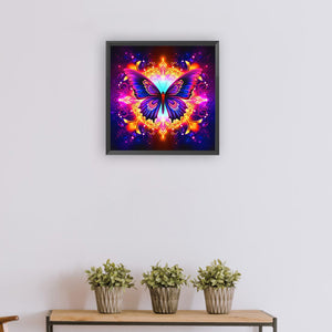 Butterfly 30*30CM Full Round Drill Diamond Painting