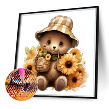 Load image into Gallery viewer, Sunflower Bear 30*30CM Full Square Drill Diamond Painting
