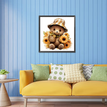 Load image into Gallery viewer, Sunflower Bear 30*30CM Full Square Drill Diamond Painting
