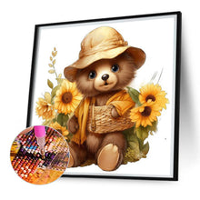 Load image into Gallery viewer, Sunflower Bear 30*30CM Full Square Drill Diamond Painting
