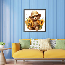 Load image into Gallery viewer, Sunflower Bear 30*30CM Full Square Drill Diamond Painting
