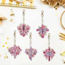 Load image into Gallery viewer, 5PCS Double Sided Special Shape Diamond Painting Keychain (Crucifix)

