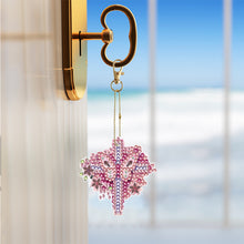 Load image into Gallery viewer, 5PCS Double Sided Special Shape Diamond Painting Keychain (Crucifix)
