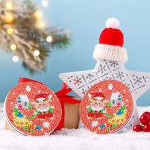 Load image into Gallery viewer, Double Sided Diamond Art Mirror for Adults Kids Beginners (Santa #2)
