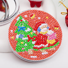 Load image into Gallery viewer, Double Sided Diamond Art Mirror for Adults Kids Beginners (Santa #3)
